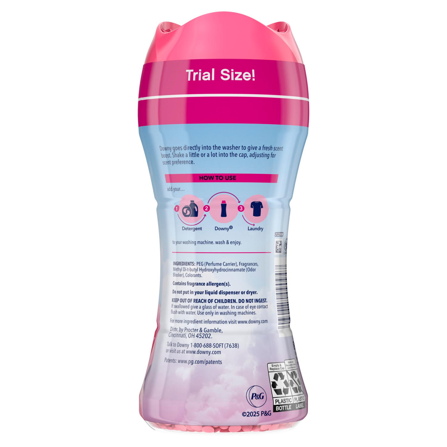 slide 3 of 8, Downy April Fresh In-Wash Laundry Scent Booster Beads, 5.0 oz, laundry scent beads, Long-lasting Freshness, 5 oz