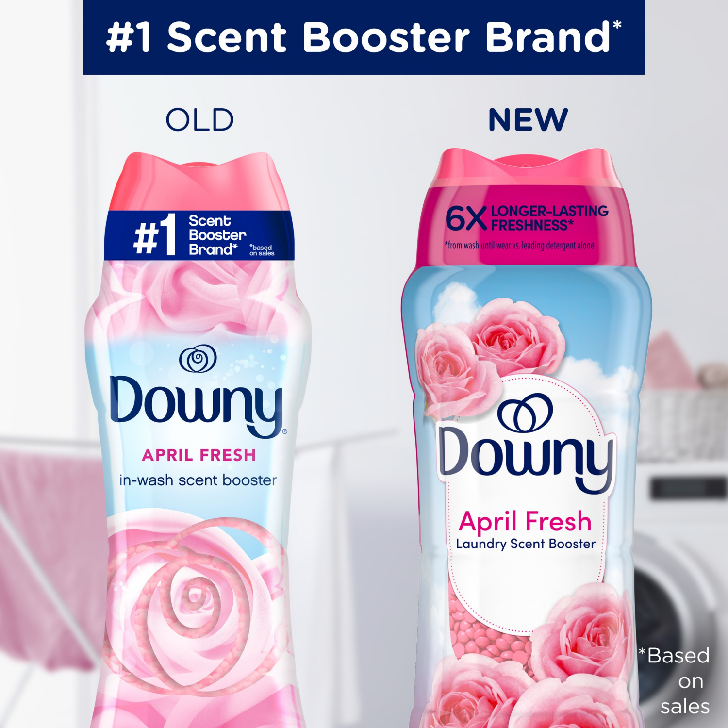 slide 6 of 8, Downy April Fresh In-Wash Laundry Scent Booster Beads, 5.0 oz, laundry scent beads, Long-lasting Freshness, 5 oz