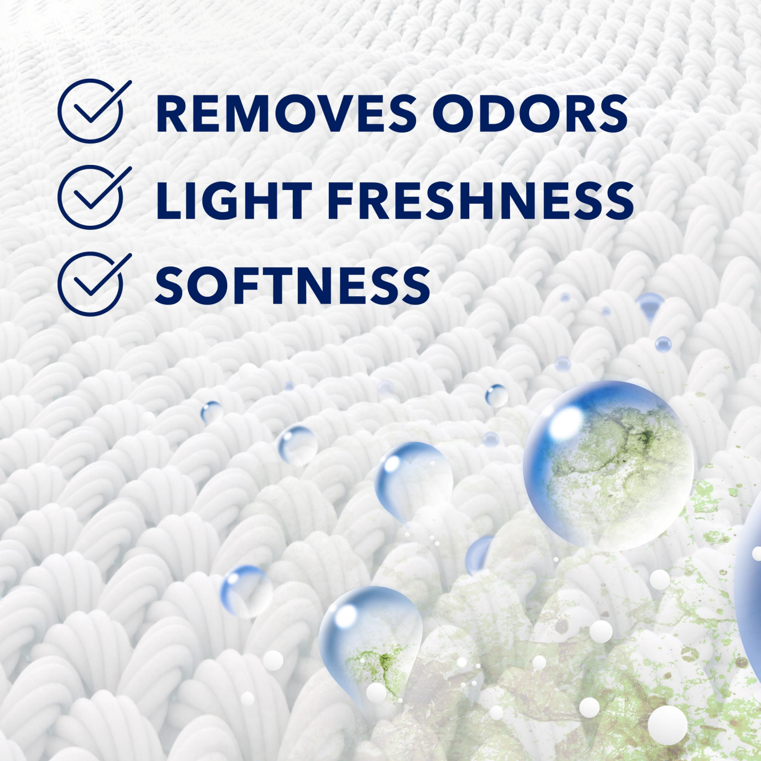 slide 2 of 5, Downy Rinse Laundry Odor Remover, Ocean Mist Scent, 48 FL OZ, Fabric Softener and Laundry Odor Removal Rinse, 48 fl oz