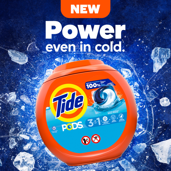 slide 16 of 29, Tide Pods 3-in-1 Clean Breeze Detergent 76 ea, 76 ct