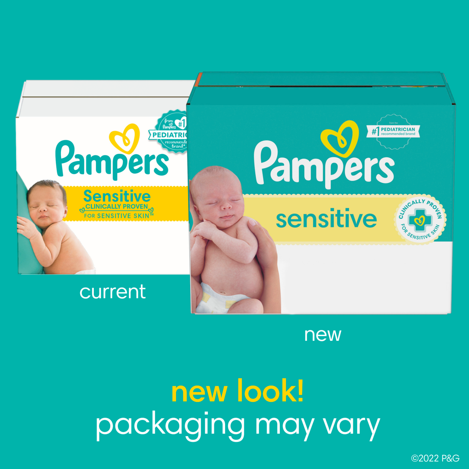 slide 6 of 8, Pampers Baby Wipes Sensitive Perfume Free 16X Pop-Top Packs 1344 Count, 1344 ct