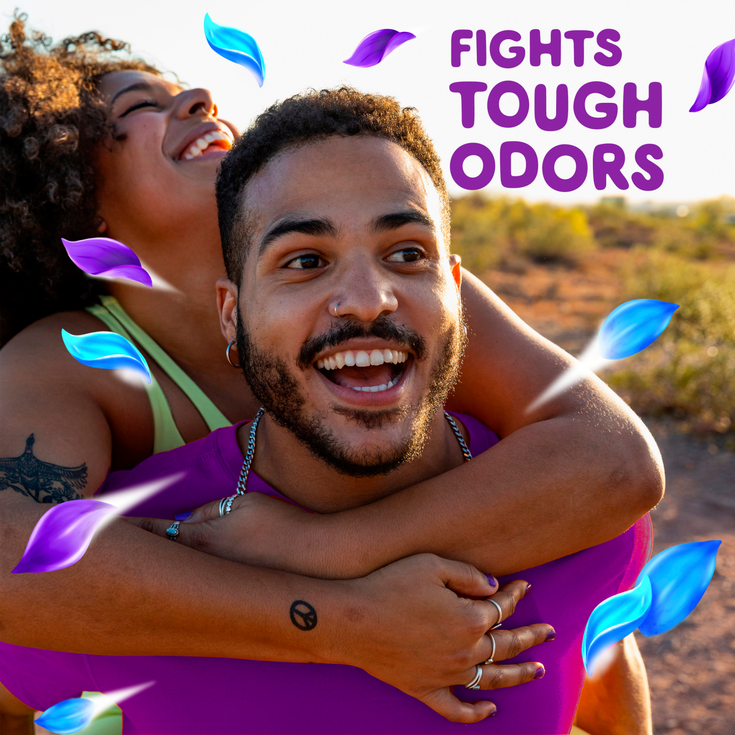 slide 5 of 8, Gain + Odor Defense Liquid Fabric Softener, Super Fresh Blast Scent, 100 Loads, HE Compatible, 100 fl oz