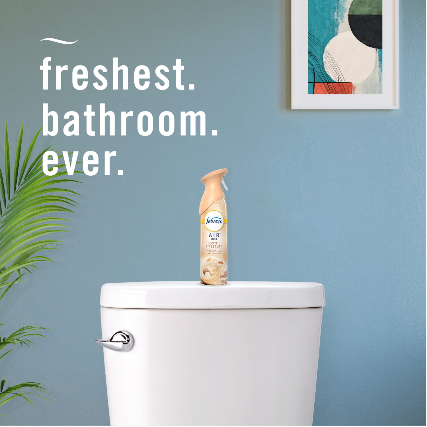 slide 5 of 8, Febreze Air Freshener Spray, Odor-Fighting Room Spray, Soothe & Restore Scent, 8.8oz, 1 Count, 8.8 oz