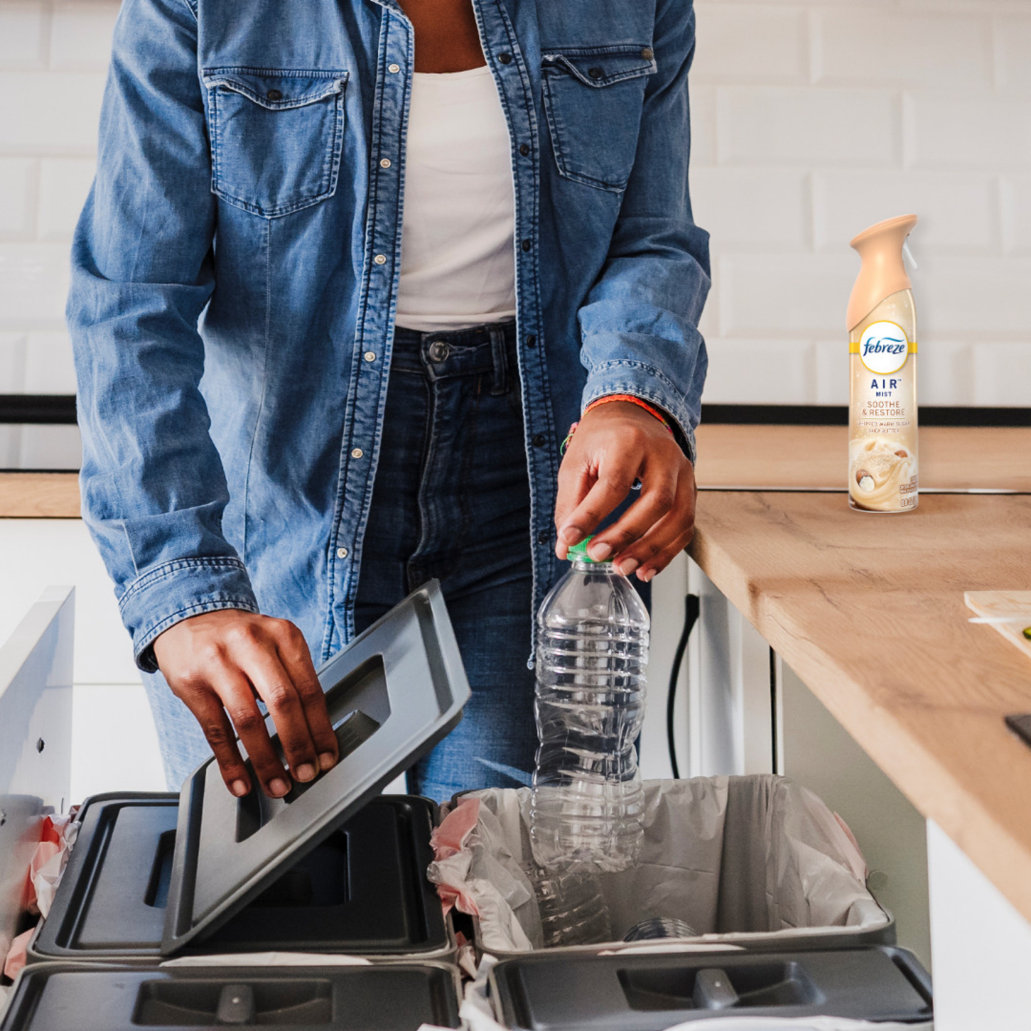 slide 2 of 8, Febreze Air Freshener Spray, Odor-Fighting Room Spray, Soothe & Restore Scent, 8.8oz, 2 Count, 2 ct