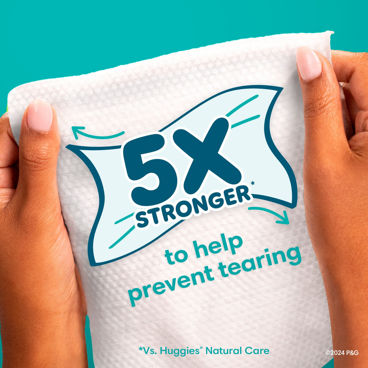 slide 4 of 8, Pampers Free & Gentle 100% Plant-Based Fragrance Free Baby Wipes, 1 ct