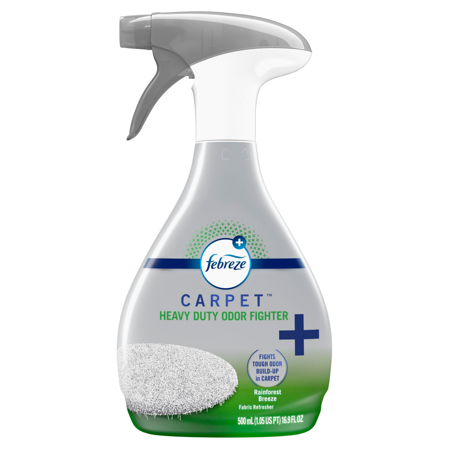 slide 3 of 5, Febreze Odor-Fighting Carpet, Heavy Duty Rainforest Breeze, 16.9 oz, 16.9 oz