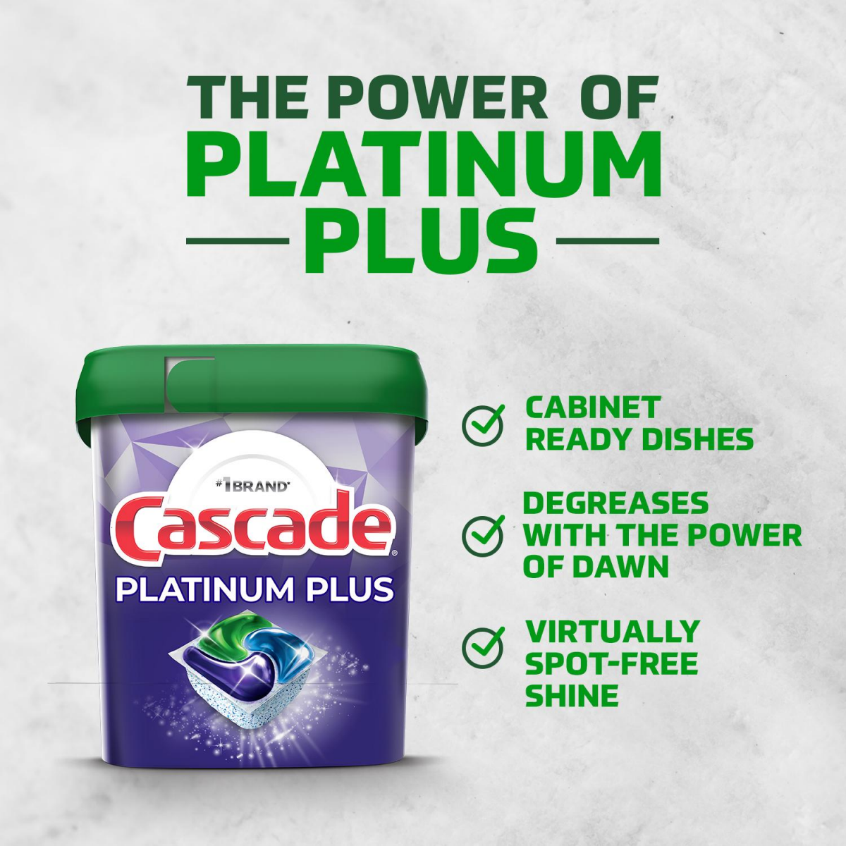slide 17 of 29, Cascade Platinum Plus Dishwasher Pods, Dish Detergent ActionPacs, Fresh, 21 Count, 21 ct
