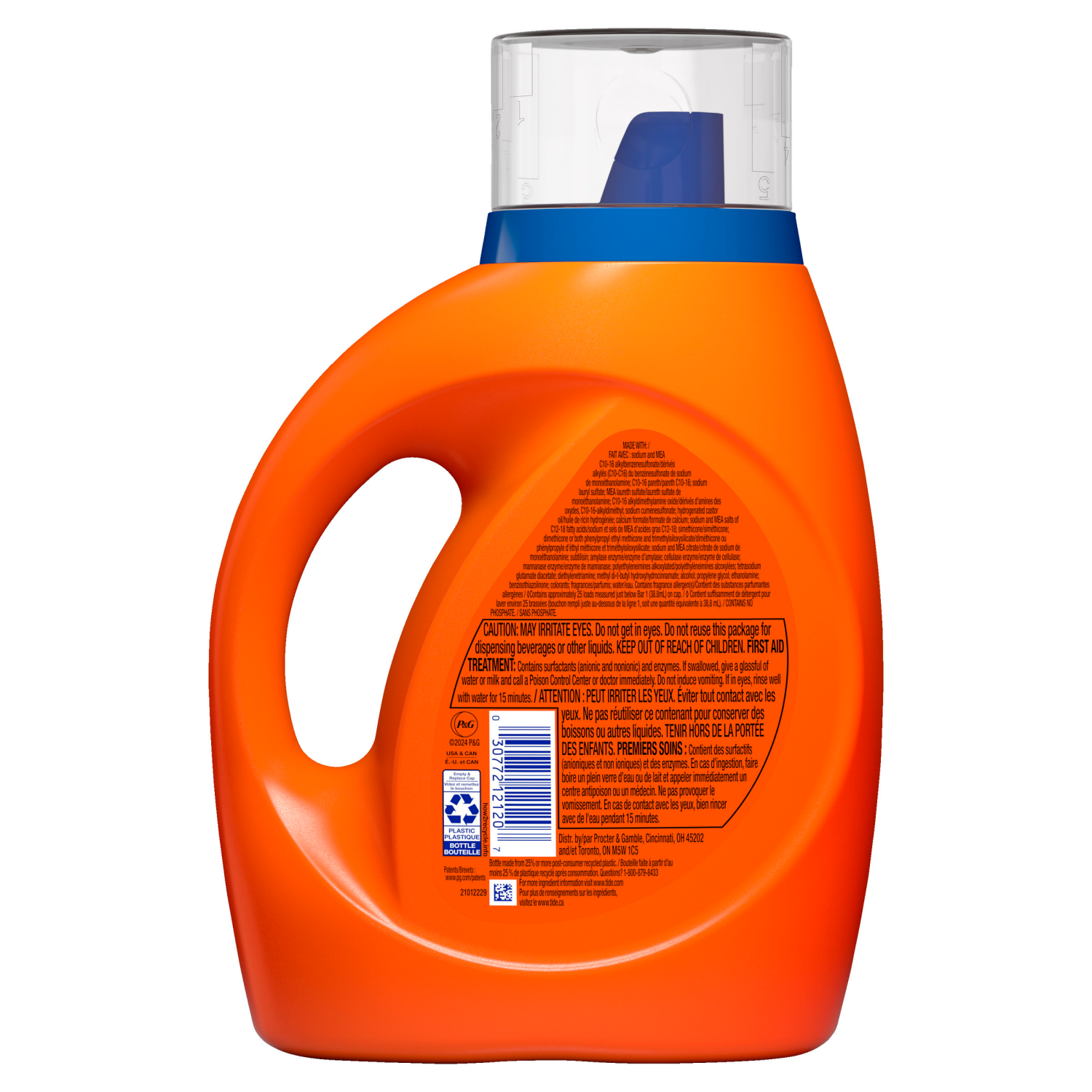 slide 3 of 8, Tide Liquid Laundry Detergent, Original Scent, 25 Loads, 32 fl oz, Boosted Clean even in cold water, laundry soap, concentrated liquid detergent, 32 fl oz