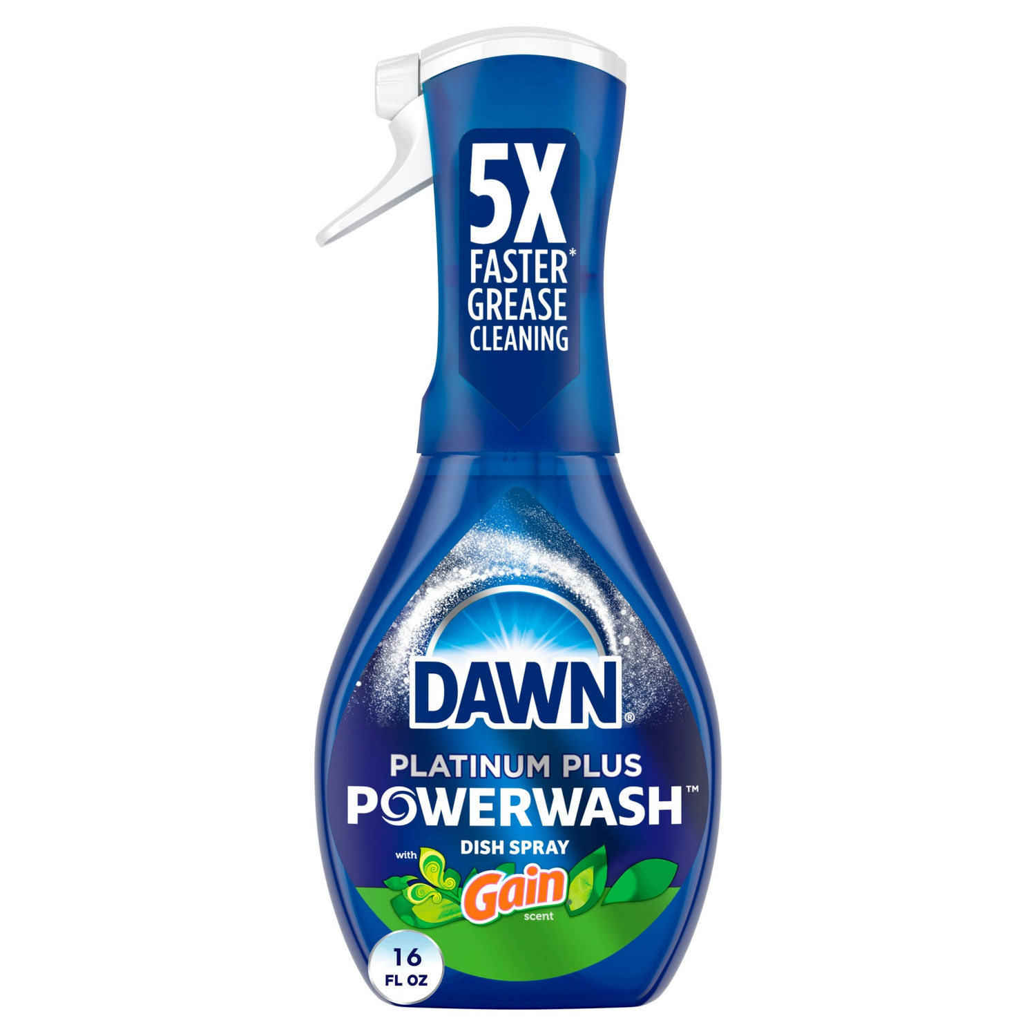 slide 1 of 5, Dawn Powerwash Spray, Dish Soap, Dishwashing Liquid, Gain Original, 1 Starter Kit, 16 Fl Oz, 16 fl oz