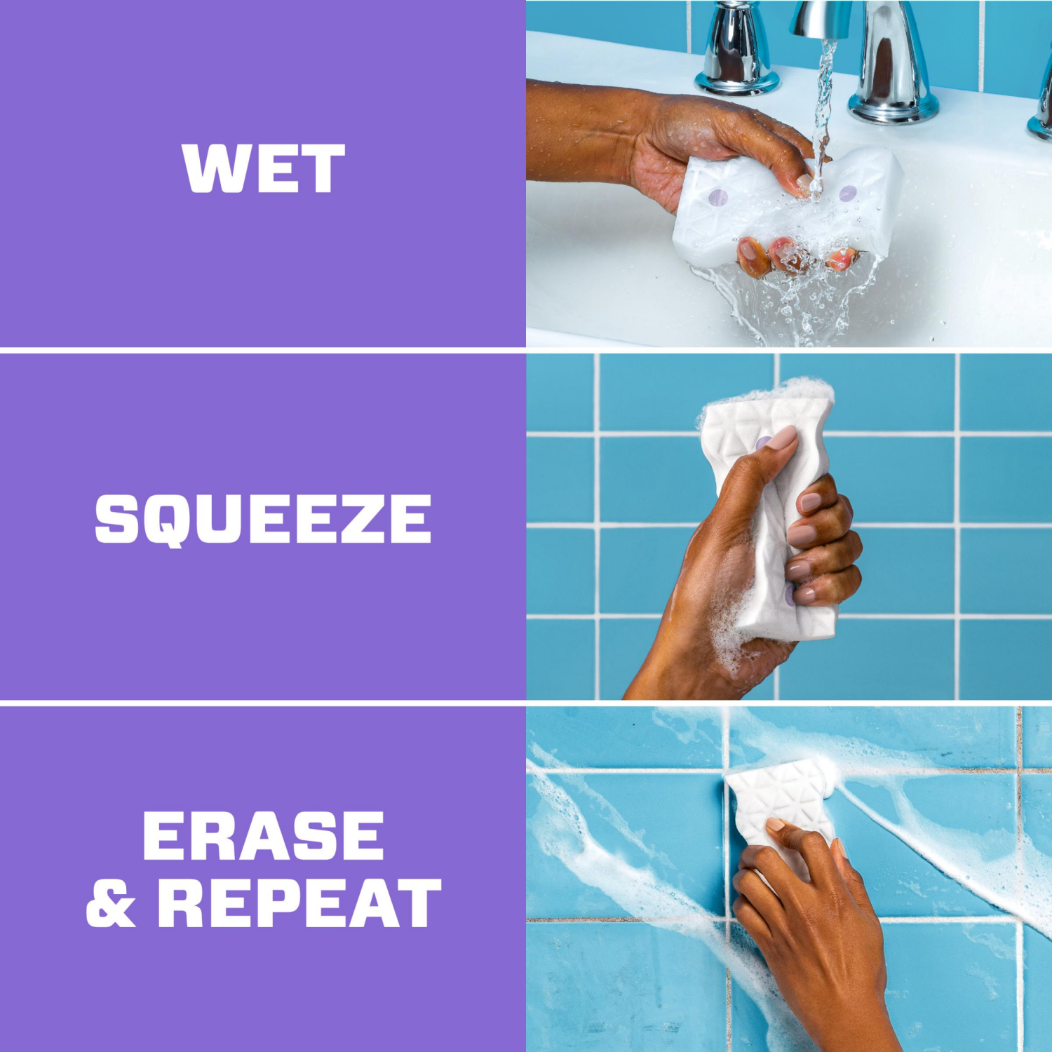 slide 3 of 4, Mr. Clean Magic Eraser Ultra Bath Multi Purpose Cleaner for Bathroom, Soap Scum Remover for Shower, 5ct, 5 ct