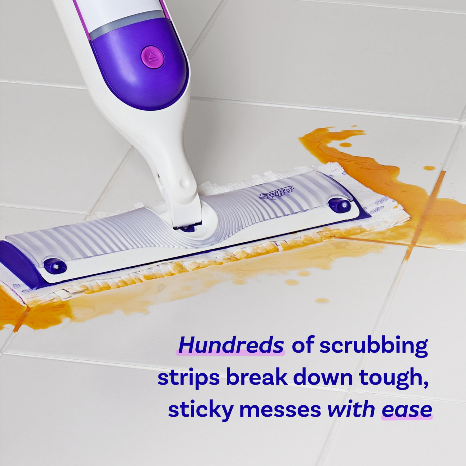 slide 8 of 8, Swiffer PowerMop Multi-Surface Mopping Pad Refills for Floor Cleaning, 8 ct