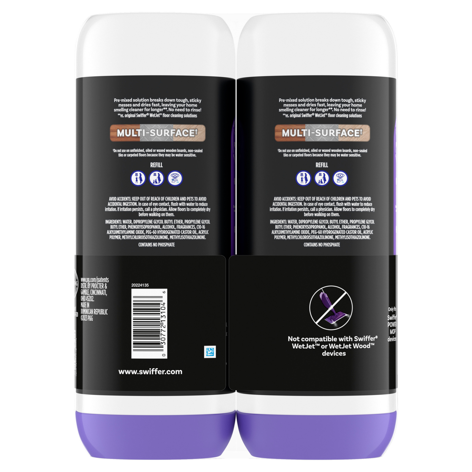 slide 3 of 8, Swiffer Unstopables Fresh PowerMop Floor Cleaner Refill - 2ct/50.7 fl oz, 2 ct; 50.7 fl oz