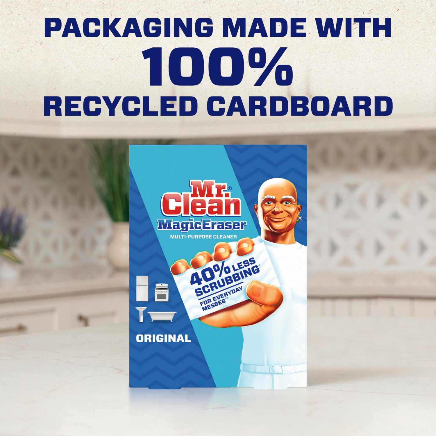 slide 4 of 4, Mr Clean Mr. Clean Magic Eraser Original Cleaning Pads with Durafoam, 10 ct