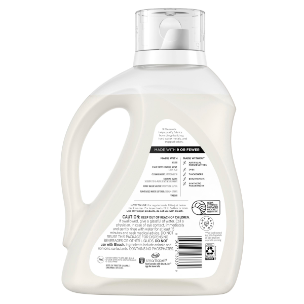 slide 4 of 9, 9 Elements Unscented Laundry Detergent - 92 fl oz, 92 fl oz