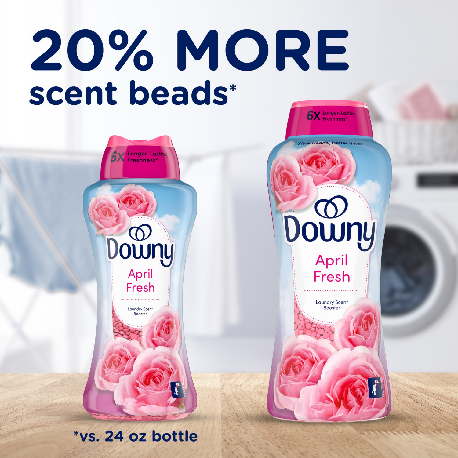 slide 4 of 5, Downy April Fresh In-Wash Scent Booster Beads - 30.1oz, 30.1 oz