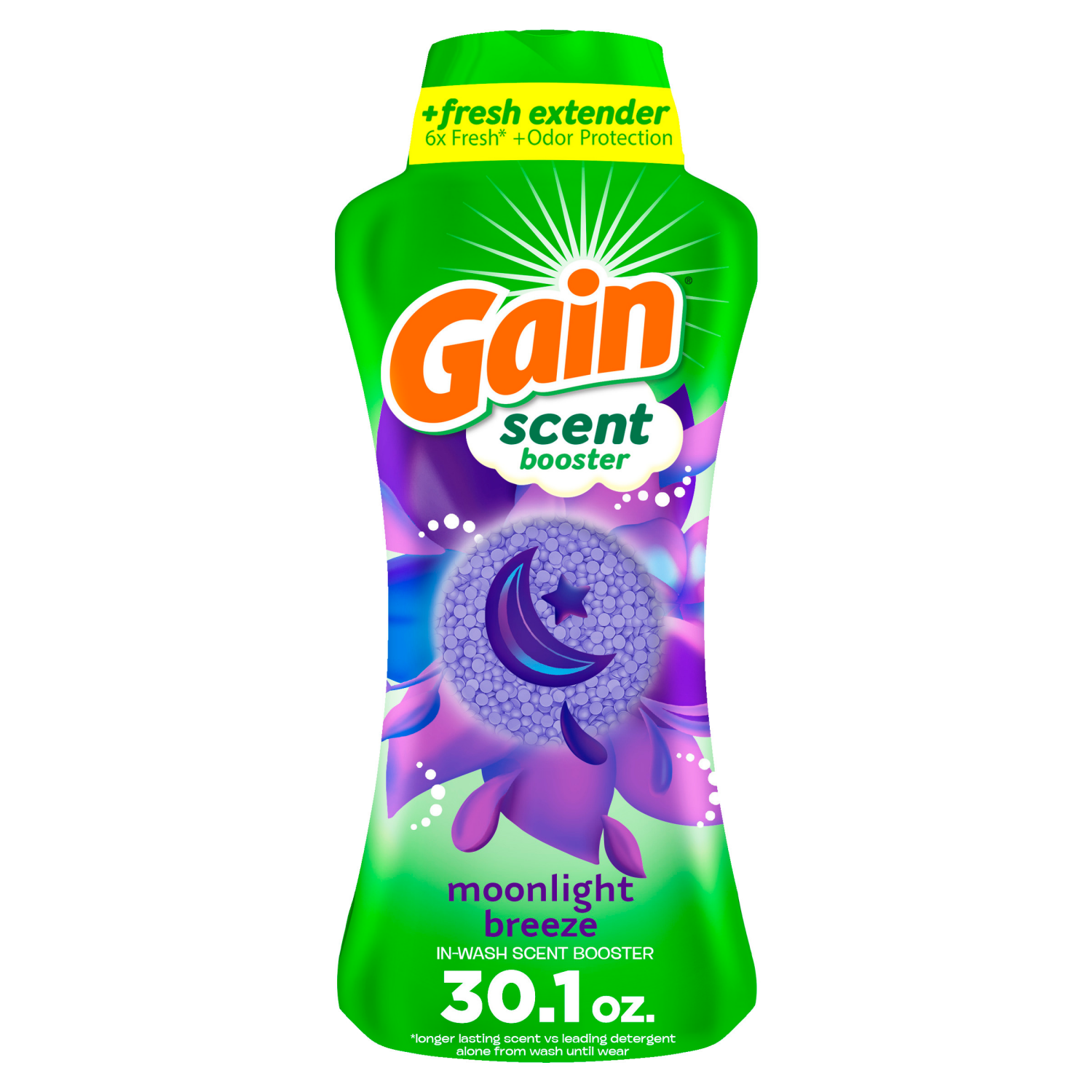 slide 1 of 5, Gain Fireworks Moonlight Breeze In-Wash Scent Booster Beads - 30.1oz, 30.1 oz