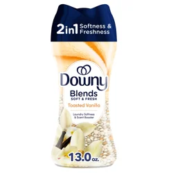Downy Blends Soft & Fresh In-Wash Scent Booster - Toasted Vanilla Scented Laundry Bead - 13oz