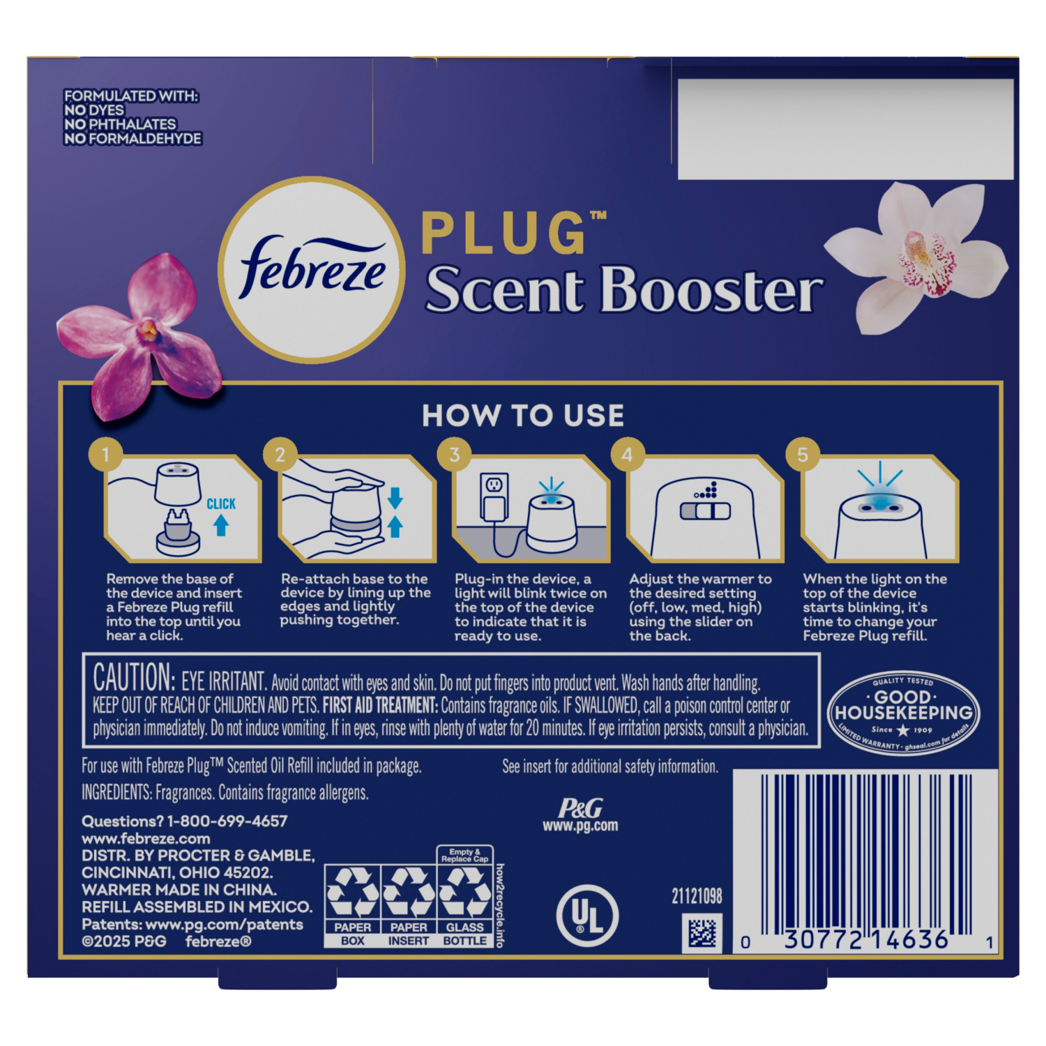 slide 3 of 8, Febreze Plug Scent Booster Downy Calm Starter Kit - 2ct, 2 ct