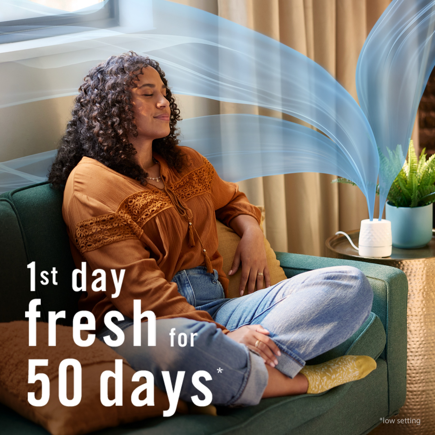 slide 5 of 8, Febreze Plug Scent Booster Downy Calm Starter Kit - 2ct, 2 ct