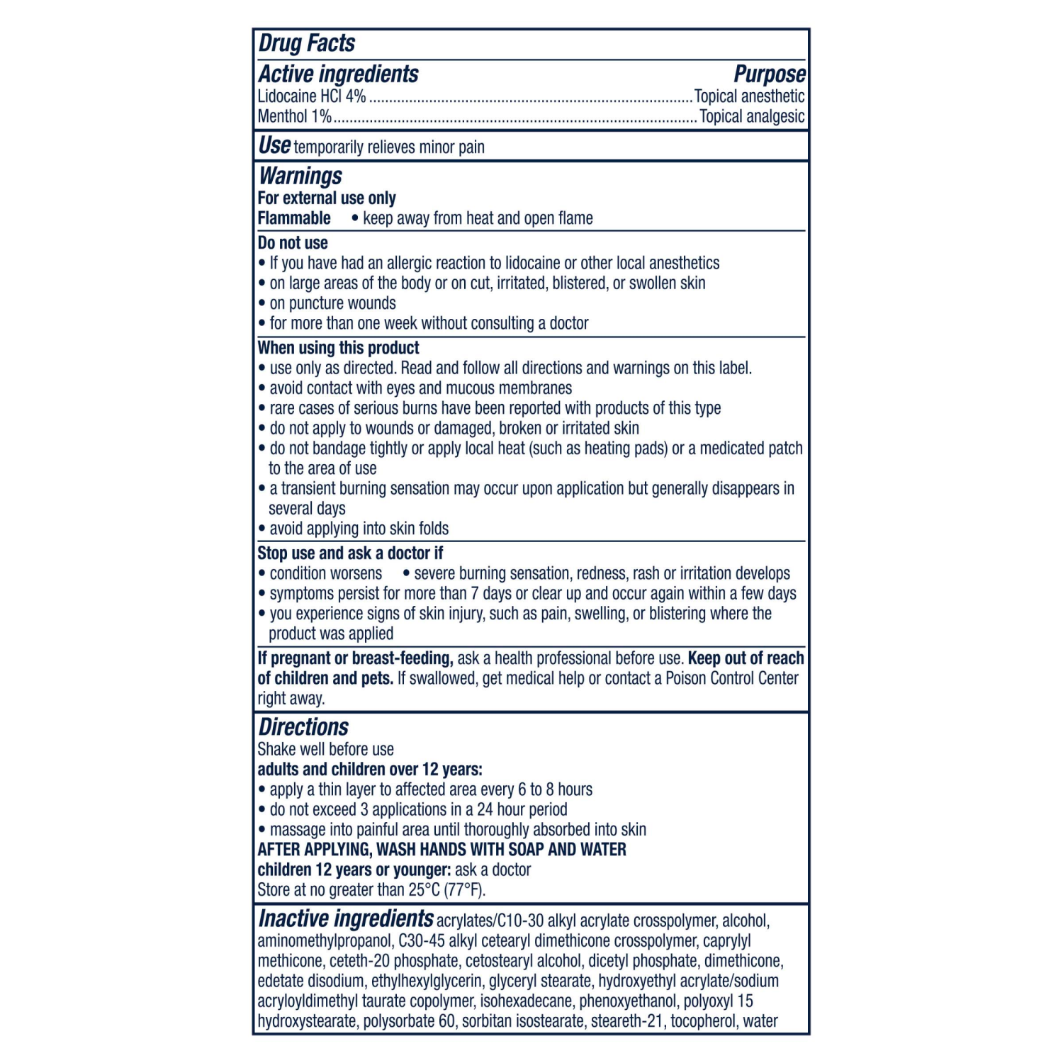 slide 4 of 5, Nervive Nerve Care, Pain Relieving Roll On Liquid, Max Strength No-Mess Topical Pain Reliever with Lidocaine and Menthol for Toes, Feet, Fingers, Hands, Legs & Arms, 2.5 oz, 2.5 oz