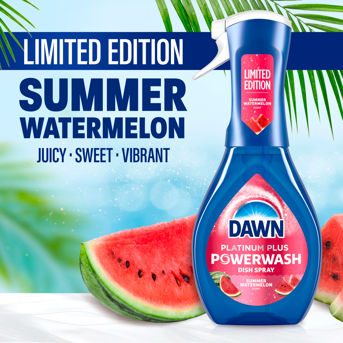 slide 7 of 8, Dawn Powerwash Spray, Dish Soap, Dishwashing Liquid, Summer Watermelon, 1 Starter Kit, 16 Fl Oz, 1 pint