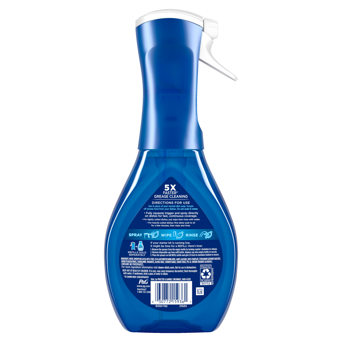 slide 6 of 8, Dawn Powerwash Spray, Dish Soap, Dishwashing Liquid, Summer Watermelon, 1 Starter Kit, 16 Fl Oz, 1 pint