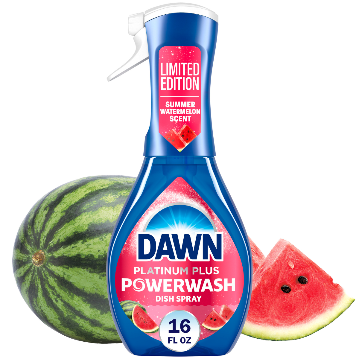 slide 1 of 8, Dawn Powerwash Spray, Dish Soap, Dishwashing Liquid, Summer Watermelon, 1 Starter Kit, 16 Fl Oz, 1 pint