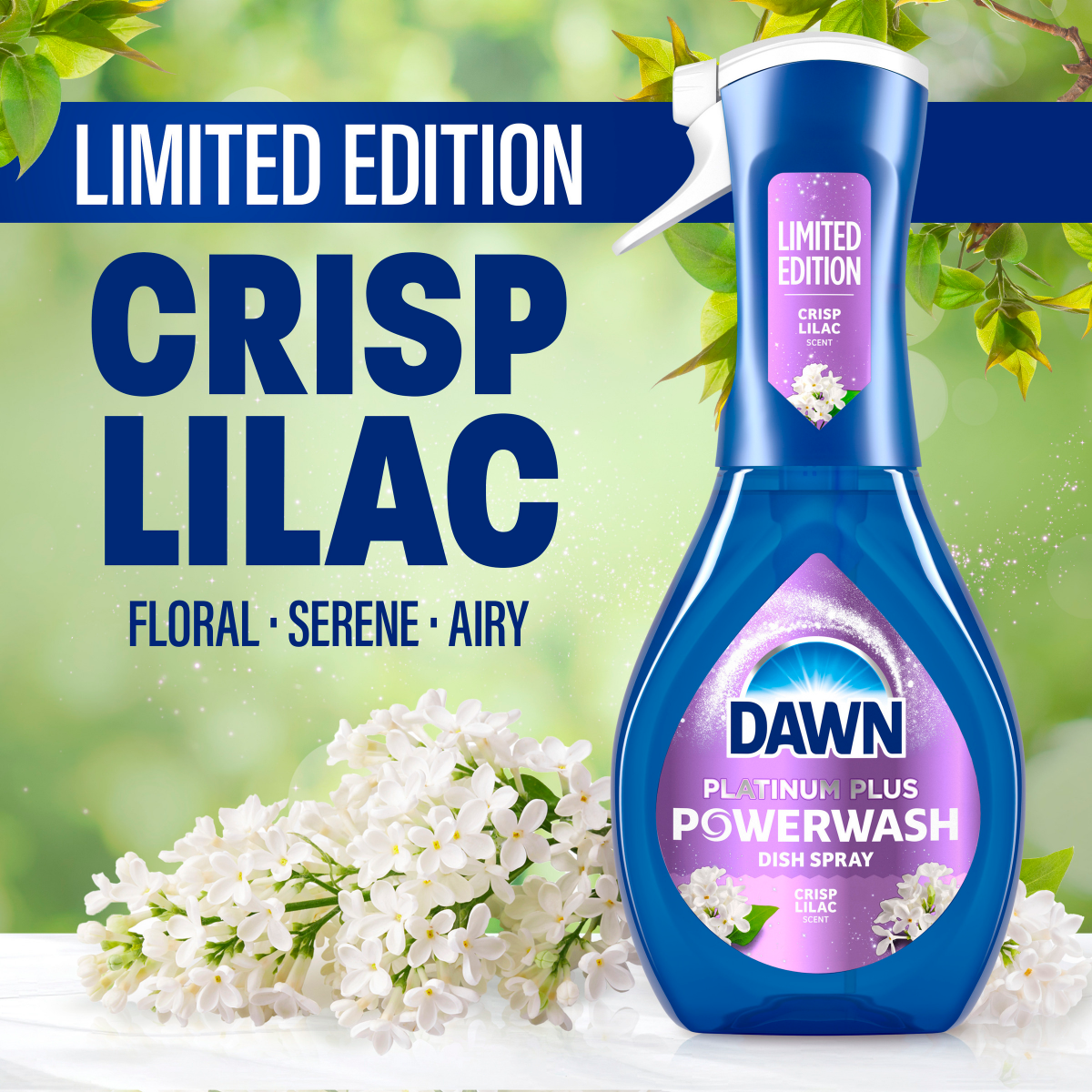 slide 8 of 8, Dawn Powerwash Spray\, Dish Soap\, Dishwashing Liquid\, Crisp Lilac\, 1 Starter Kit\, 16 Fl Oz, 16 oz