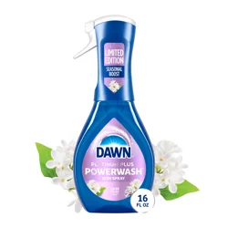 Dawn Powerwash Spray, Dish Soap, Dishwashing Liquid, Crisp Lilac, 1 Starter Kit, 16 Fl Oz