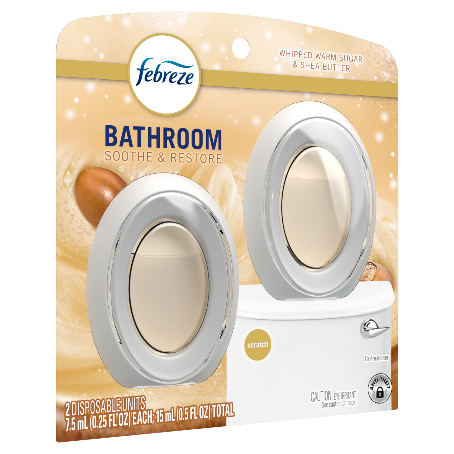 slide 2 of 8, Febreze Bathroom Air Freshener Soothe & Restore 2-.25 Oz - 2-.25FZ, 0.25 fl oz