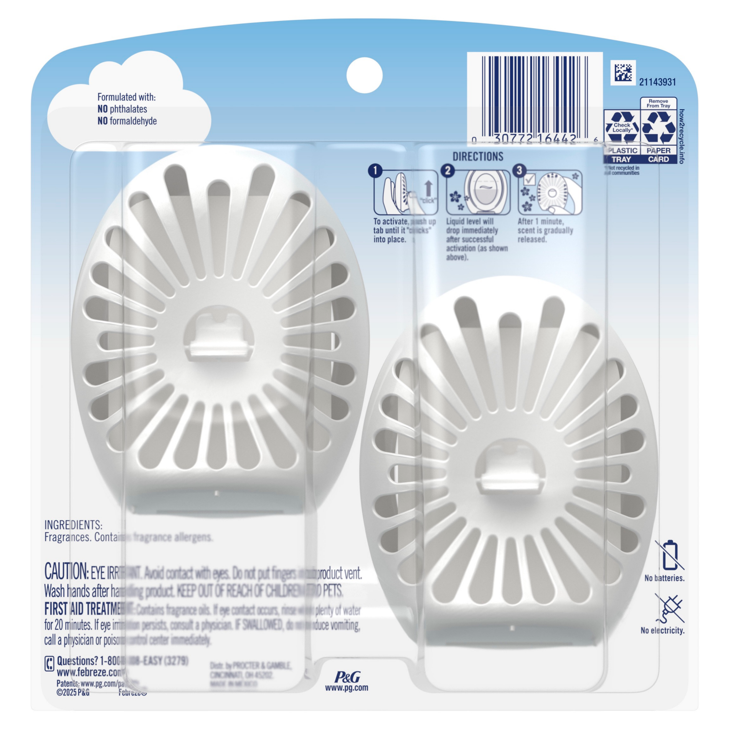 slide 3 of 8, Febreze Bathroom Air Freshener Soothe & Restore 2-.25 Oz - 2-.25FZ, 0.25 fl oz