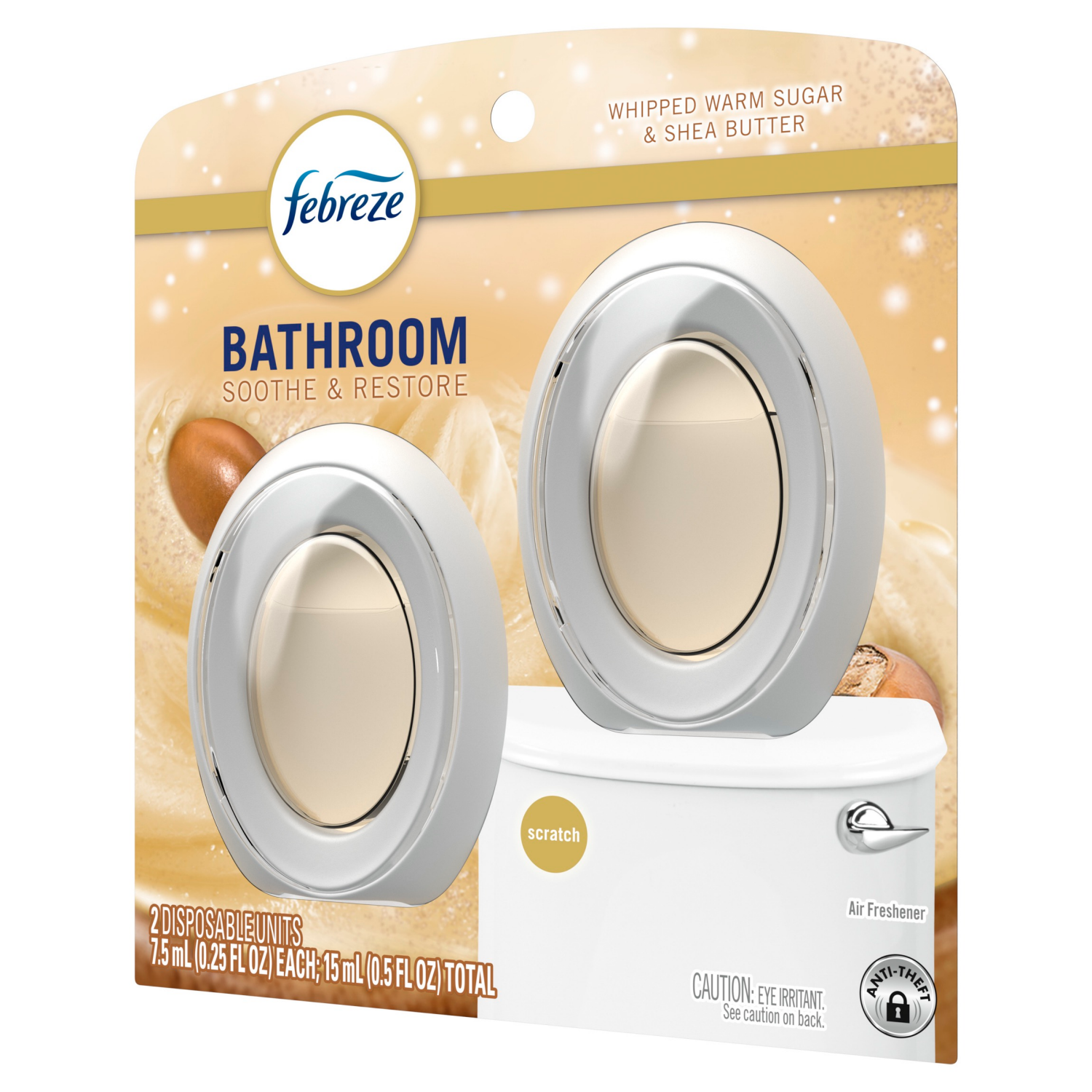 slide 5 of 8, Febreze Bathroom Air Freshener Soothe & Restore 2-.25 Oz - 2-.25FZ, 0.25 fl oz