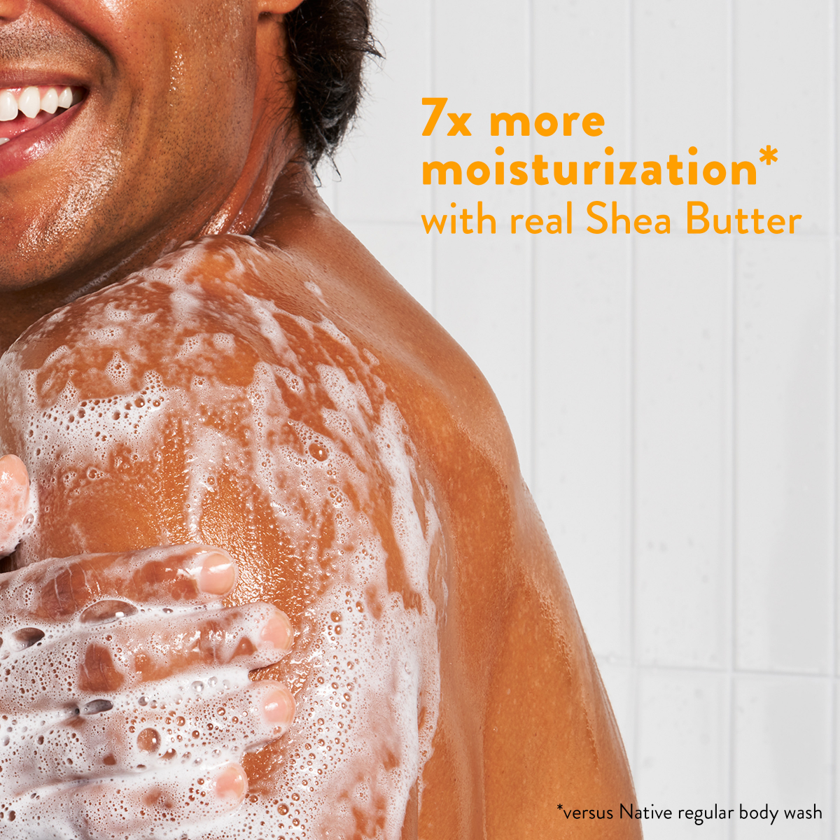 slide 2 of 8, Native Shea Butter & Almond Moisturizing Body Wash 18 oz, 18 fl oz