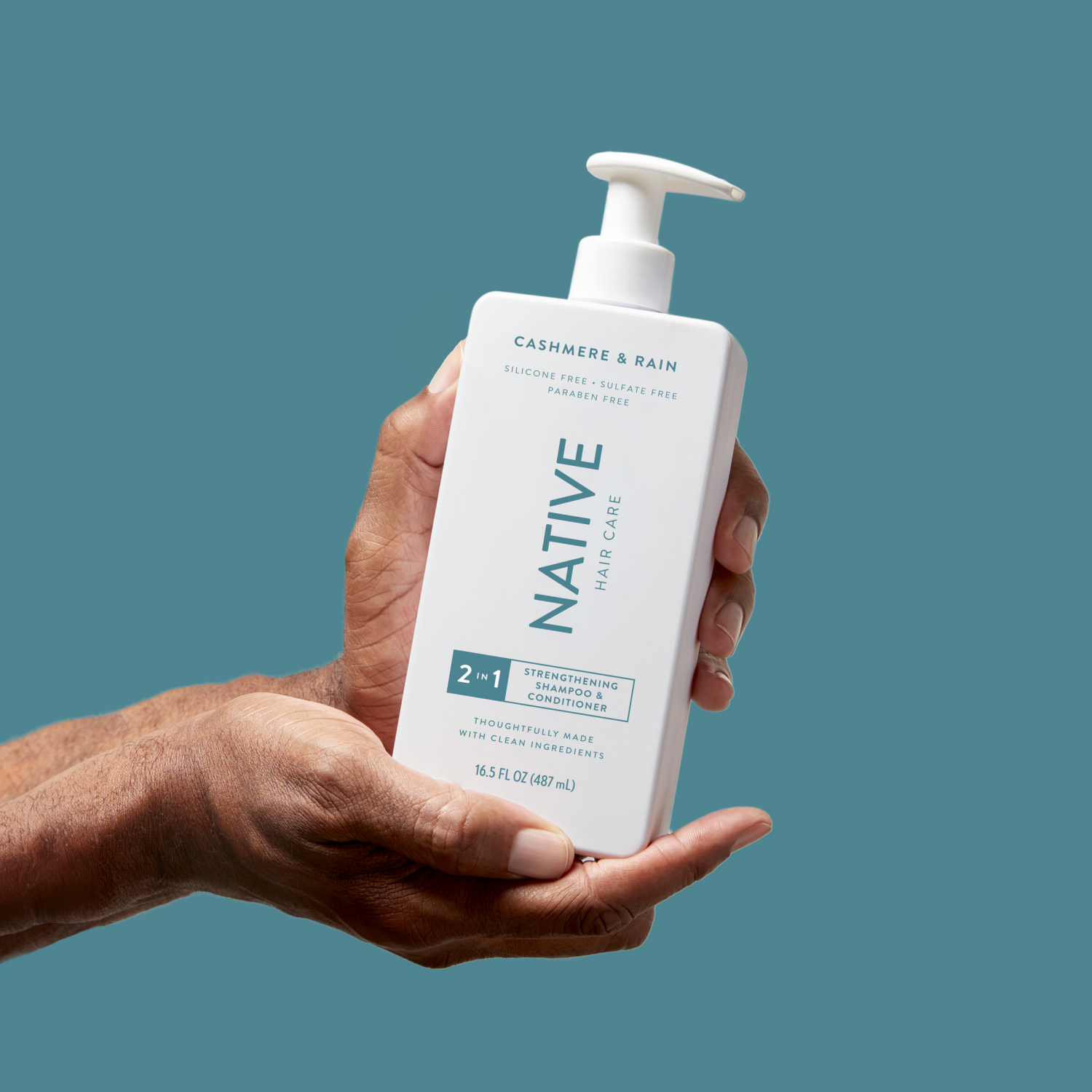 slide 2 of 3, Native 2 In 1 Strengthening Shampoo & Conditioner - Cashmere & Rain, 16.5 oz