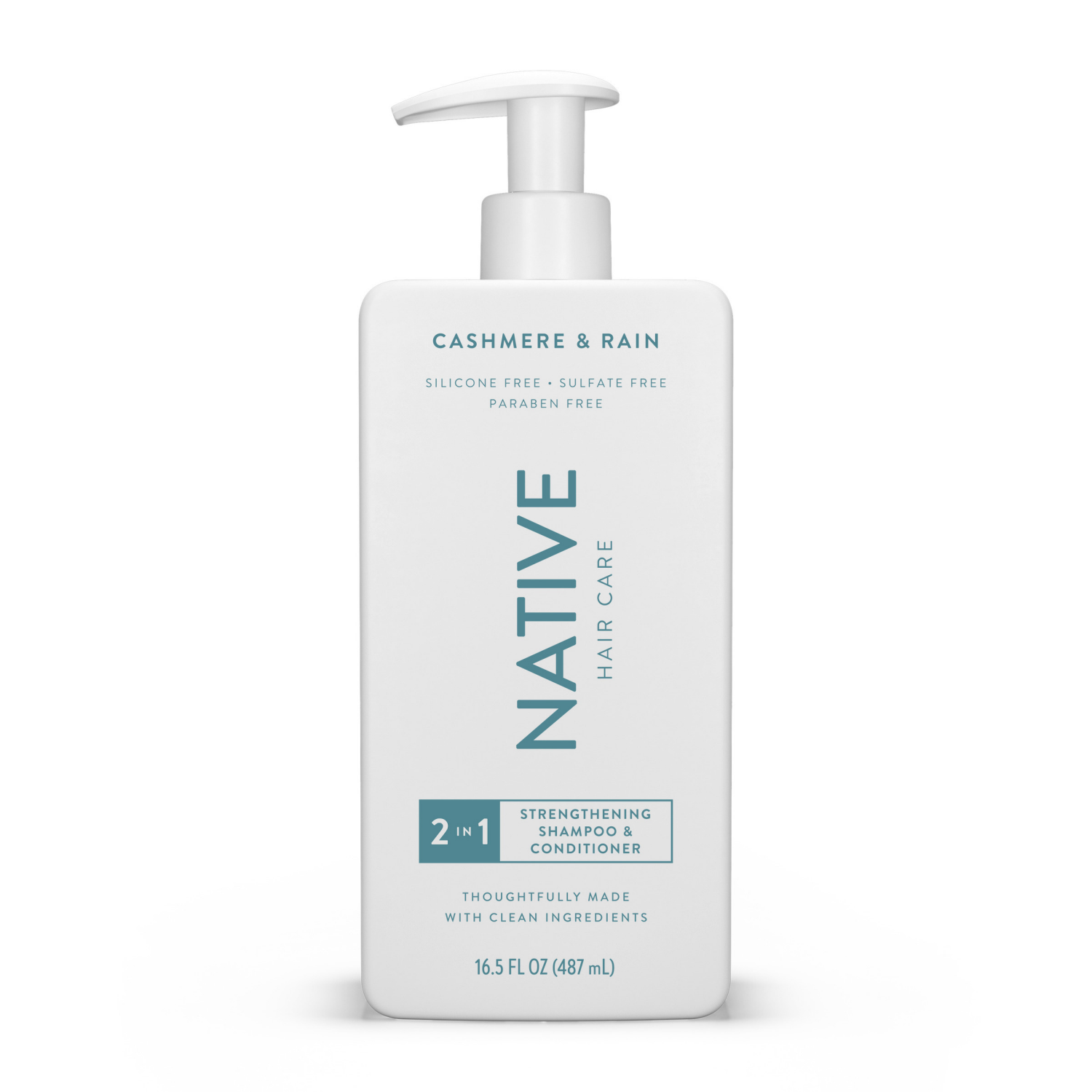 slide 3 of 3, Native 2 In 1 Strengthening Shampoo & Conditioner - Cashmere & Rain, 16.5 oz