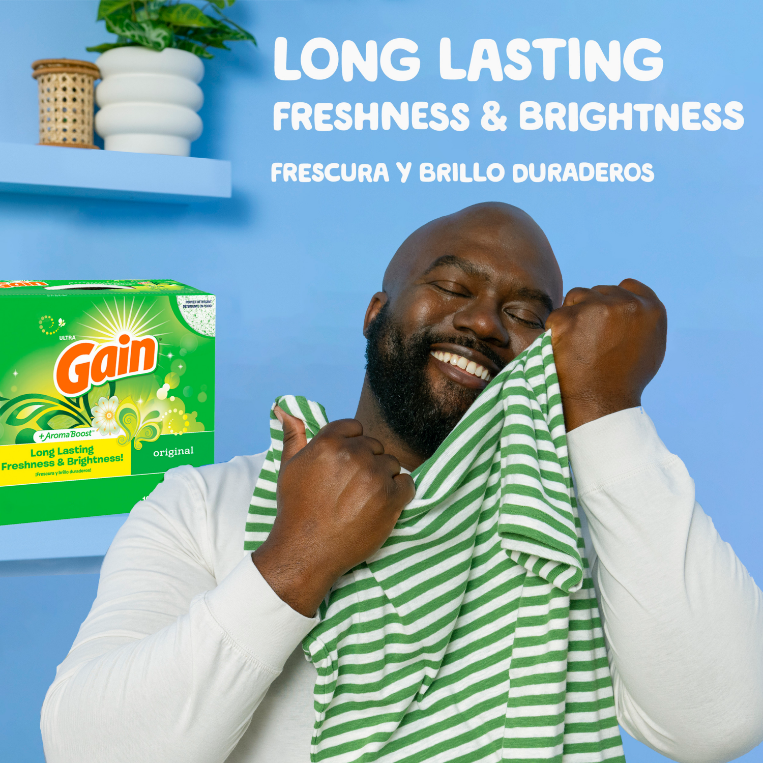 slide 4 of 5, Gain Powder Laundry Detergent, Original Scent, 113 Loads, 104 OZ, 104 oz