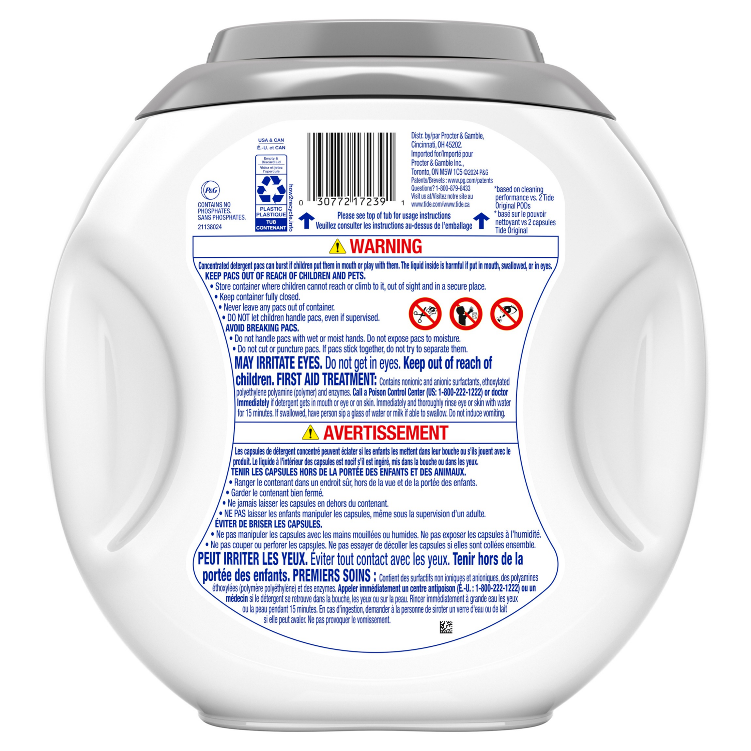 slide 3 of 8, Tide® Laundry Detergent Liquid Mega Pod Scent Free Odor Refresh, 32 ct / 51 oz
