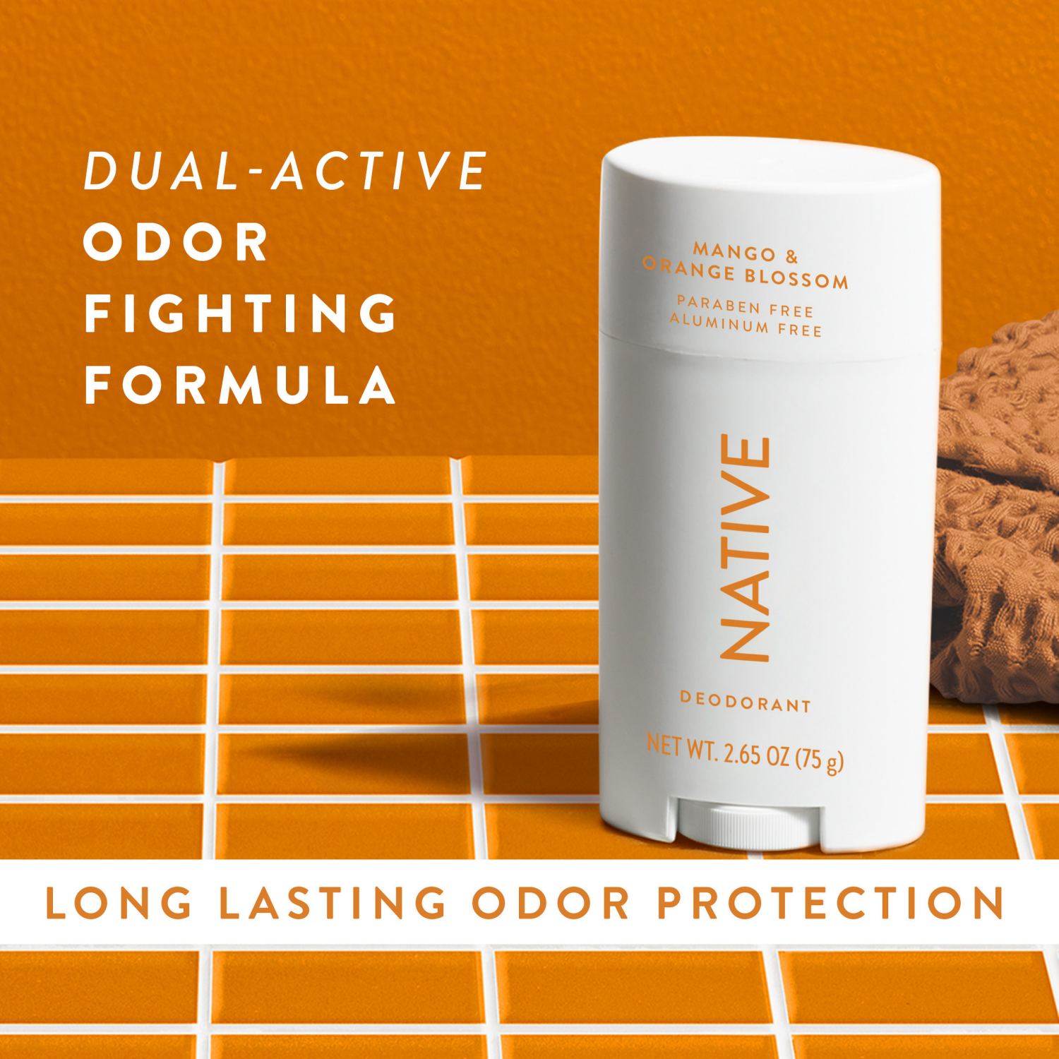 slide 5 of 8, NATIVE Mango & Orange Blossom Deodorant, 2.65 oz, 2.65 oz