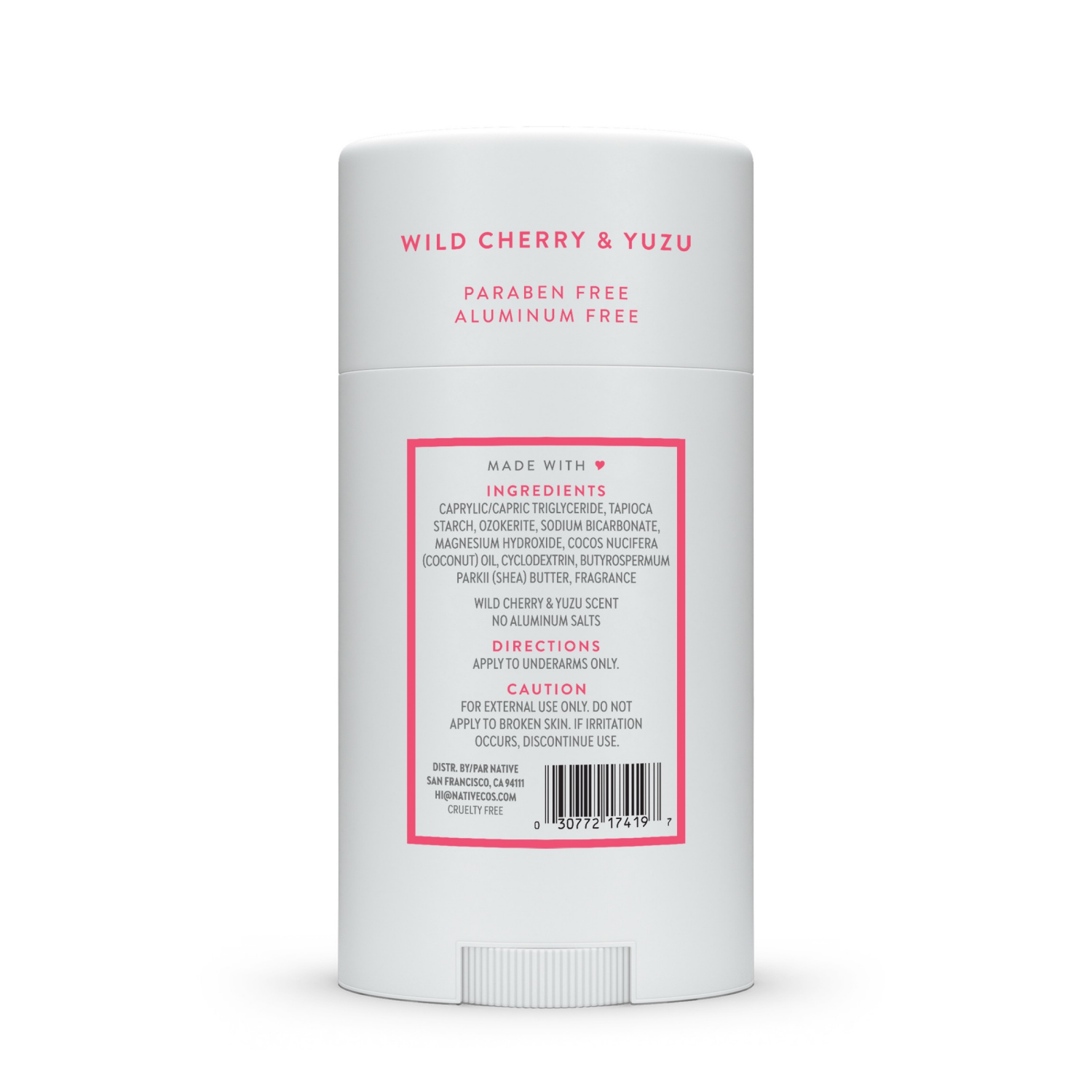 slide 3 of 8, NATIVE Wild Cherry & Yuzu Deodorant, 2.65 oz, 2.65 oz
