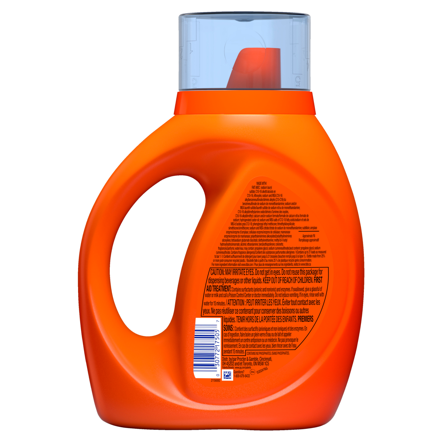 slide 3 of 8, Tide Plus Boost of Ultra Downy Liquid Laundry Detergent, April Fresh Scent, 887 mL, 21 Loads, Laundry Detergent Liquid with Long-Lasting Freshness, 1.87 pt