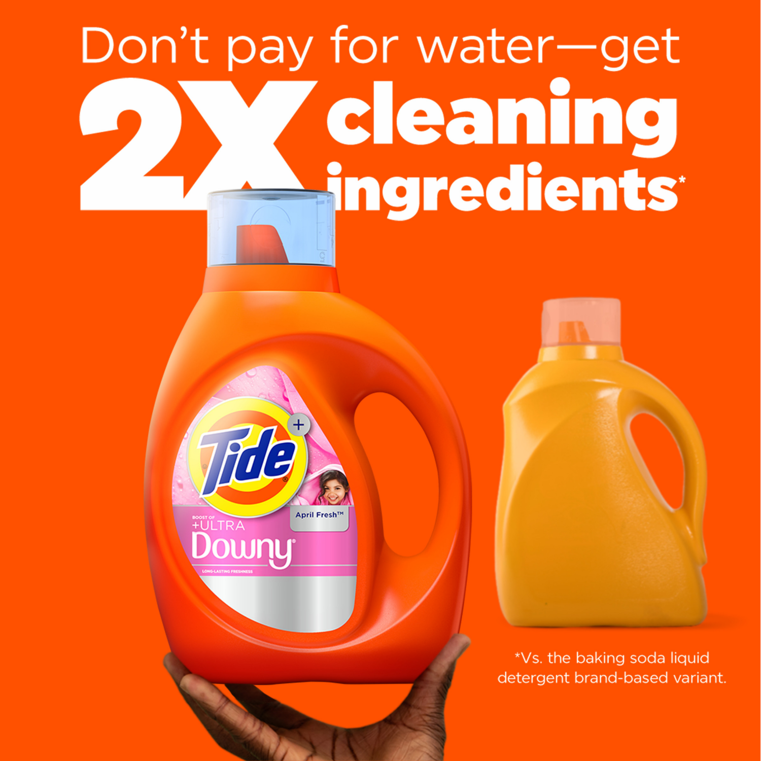 slide 3 of 5, Tide + Downy April Fresh HE Deep Cleaning Concentrated Liquid Laundry Detergent 65 Loads - 92 fl oz, 2.87 qt