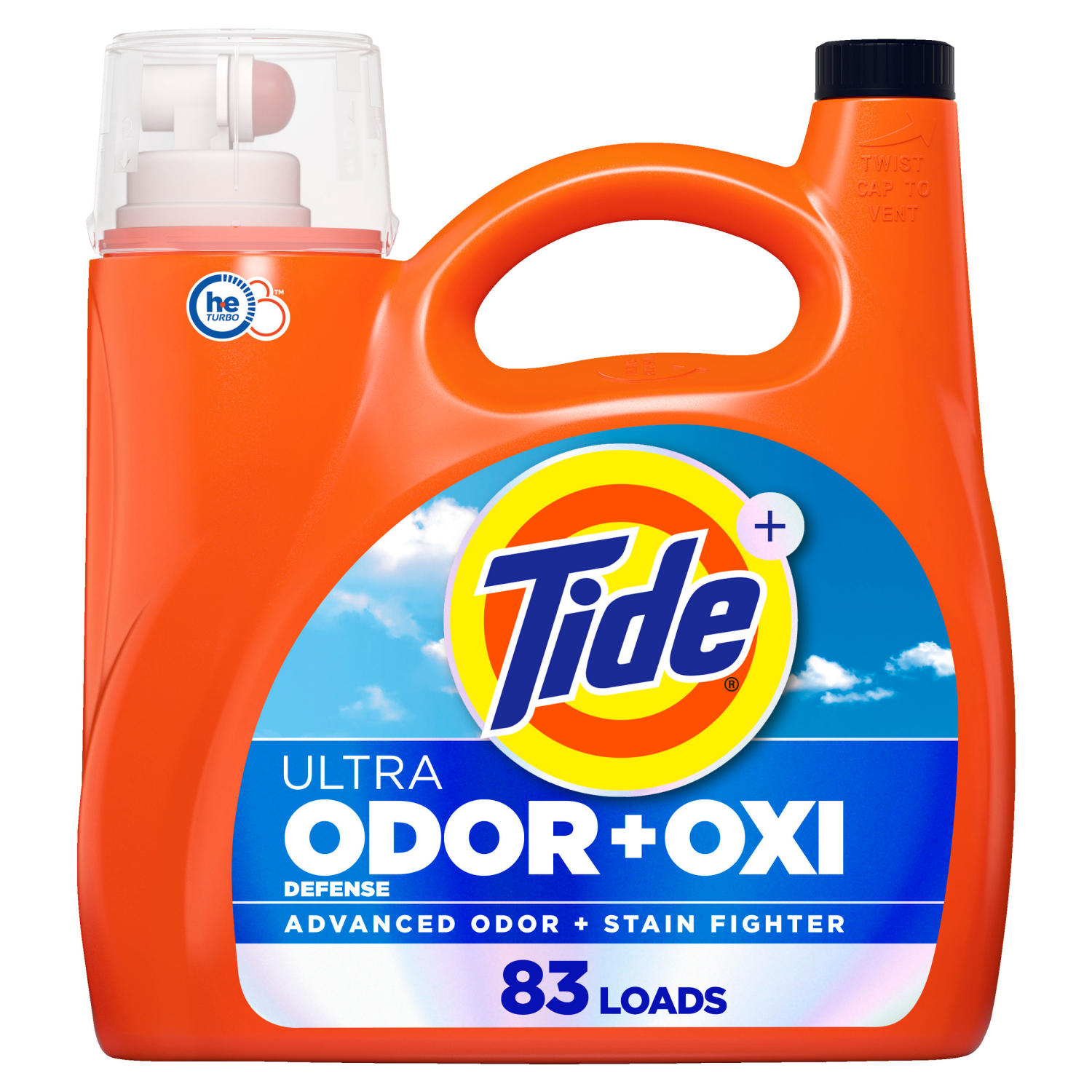 slide 1 of 8, Tide Ultra Odor Defense Plus Oxi Liquid Laundry Detergent, 3.65 qt