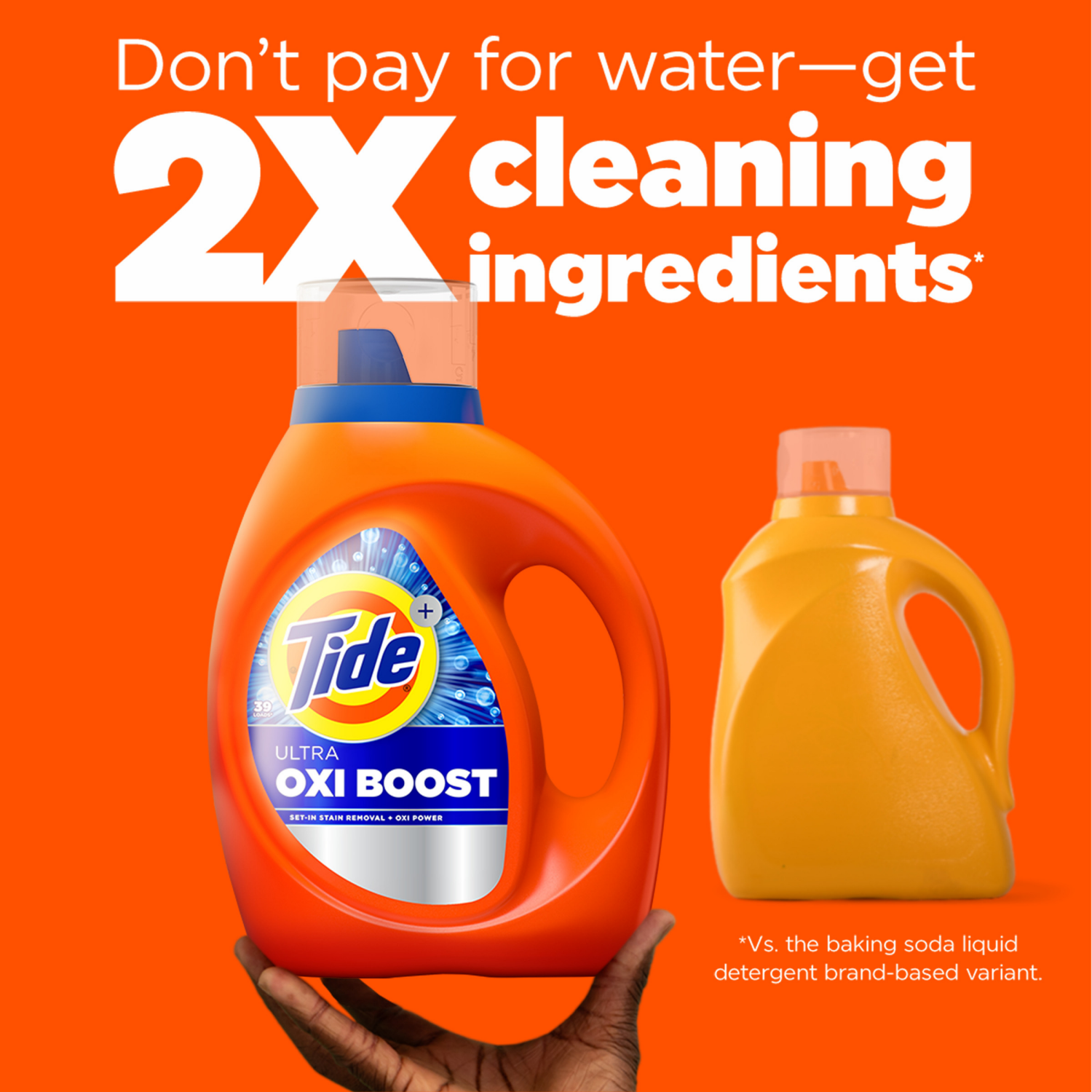 slide 2 of 8, Tide Ultra Oxi Boost Liquid Laundry Detergent, 117 fl oz, 83 Loads, Advanced Stain Remover, Laundry Detergent Liquid with Extra Oxi Power, 117 fl oz