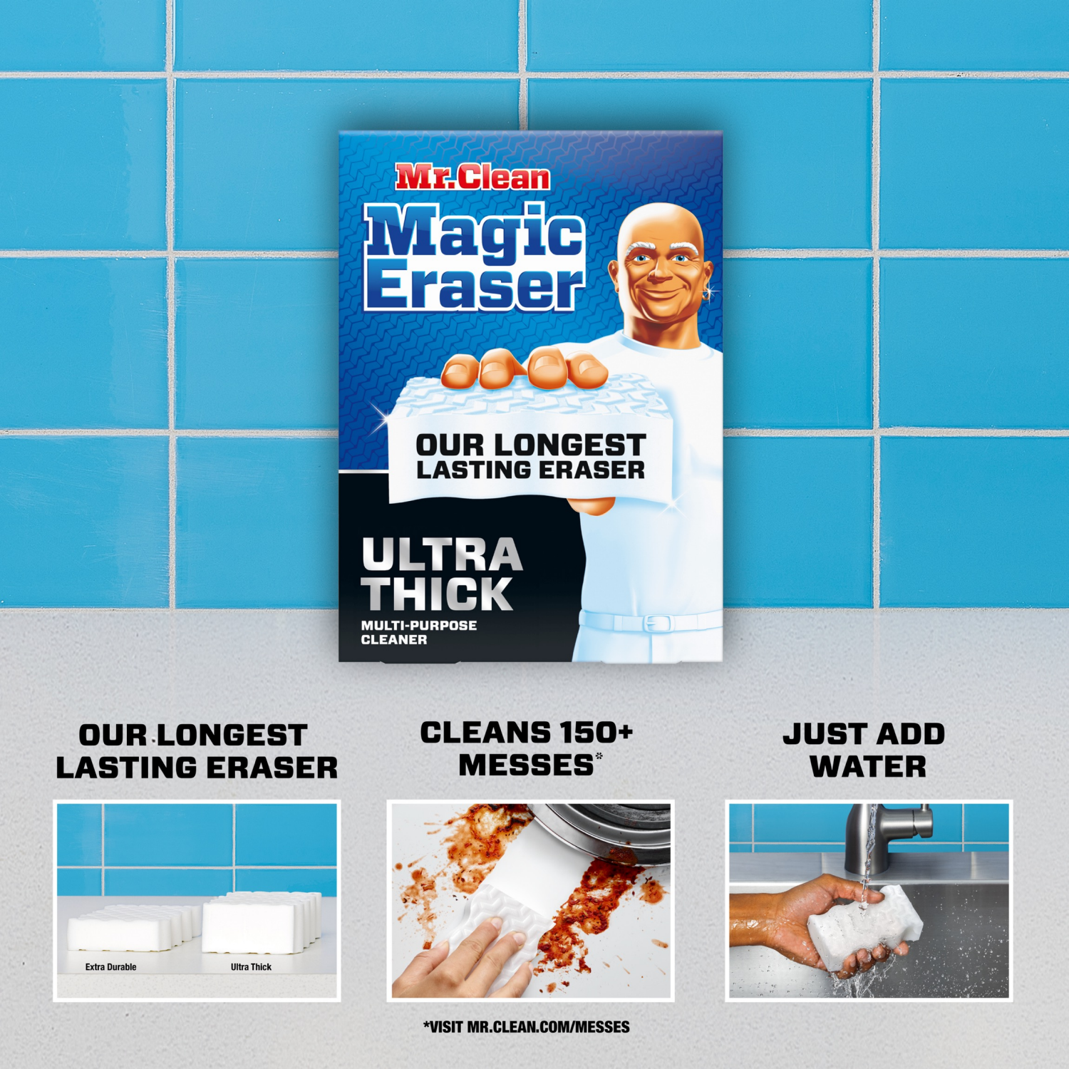 slide 4 of 6, Mr. Clean Magic Eraser Ultra Thick Multi-Purpose Cleaner - 7ct, 7 ct