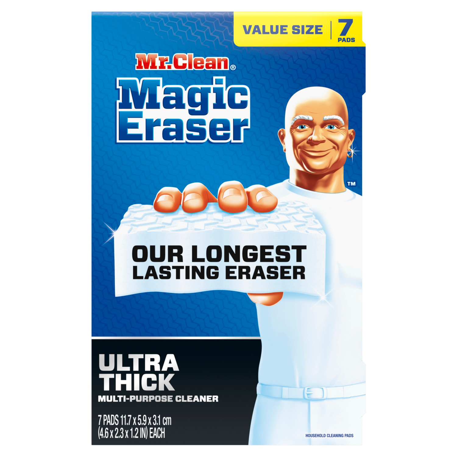 slide 1 of 6, Mr. Clean Magic Eraser Ultra Thick Multi-Purpose Cleaner - 7ct, 7 ct
