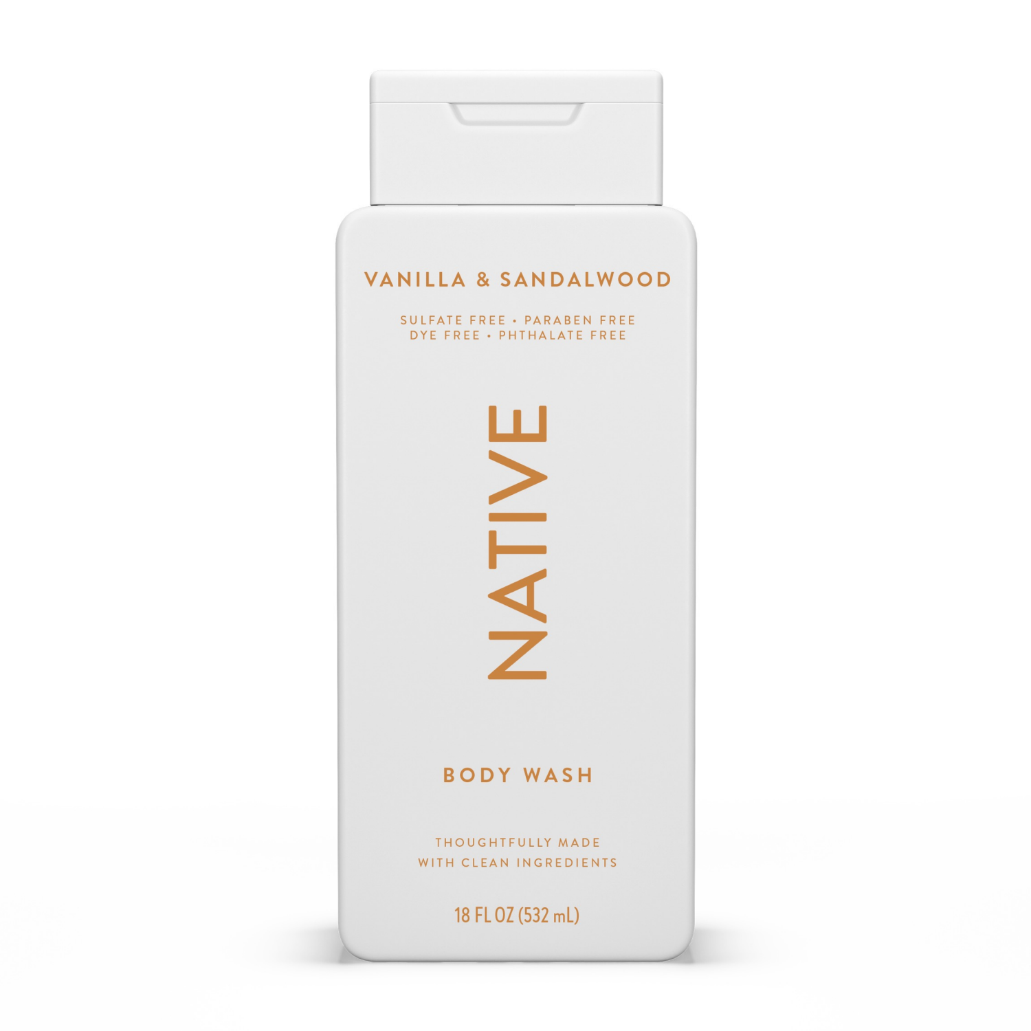 slide 4 of 6, Native Vanilla & Sandalwood Body Wash 18 fl oz, 18 fl oz