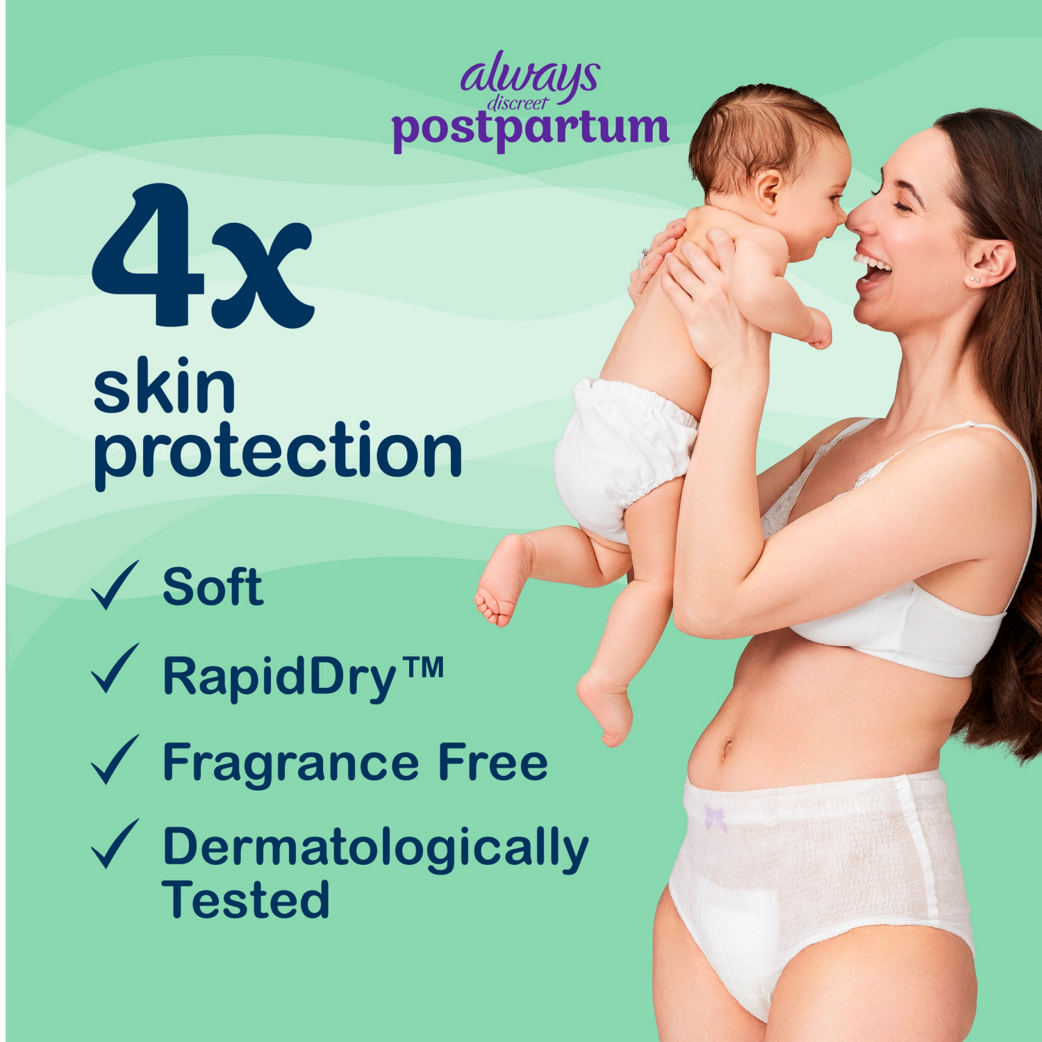 slide 5 of 8, Always Discreet Incontinence Underwear Pads - Maximum - XL - 14ct, 14 ct