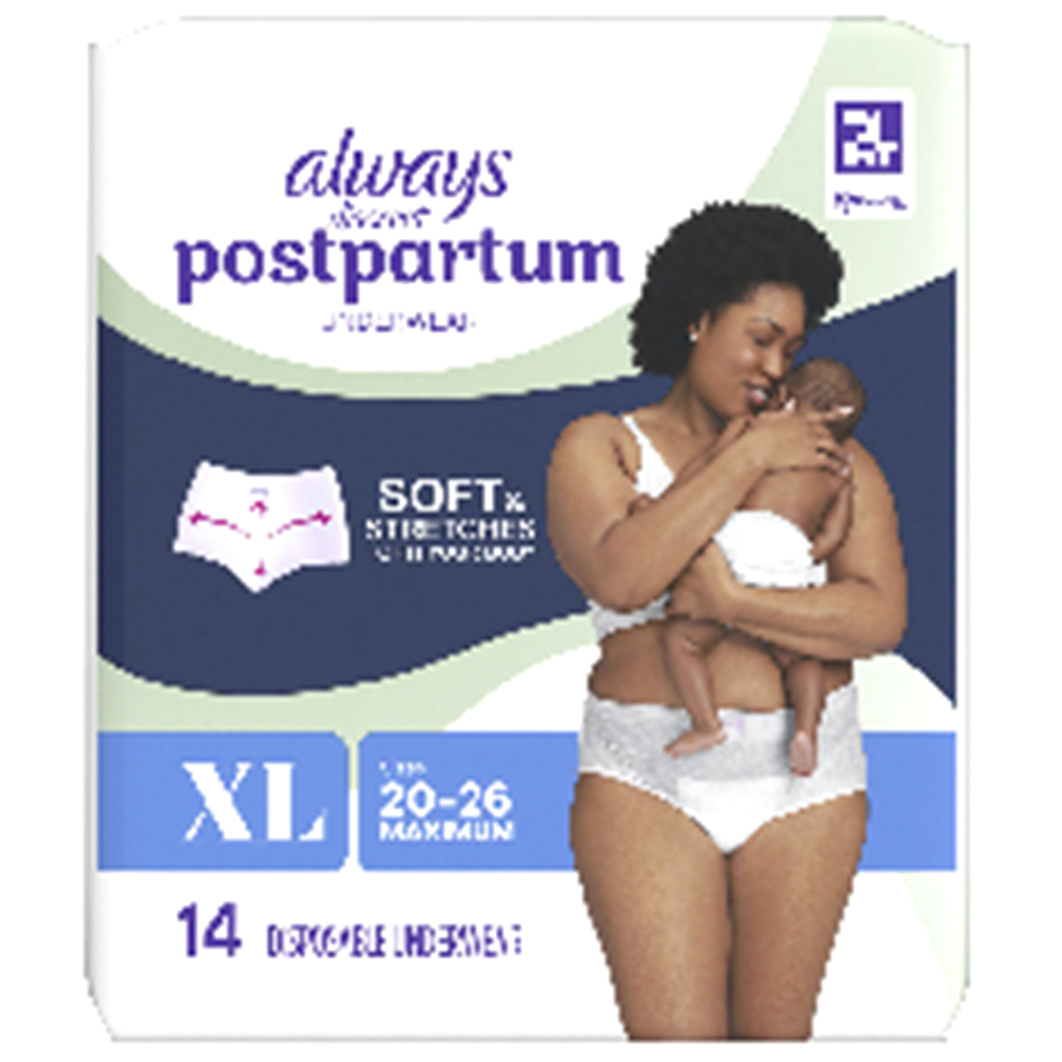 slide 1 of 8, Always Discreet Incontinence Underwear Pads - Maximum - XL - 14ct, 14 ct