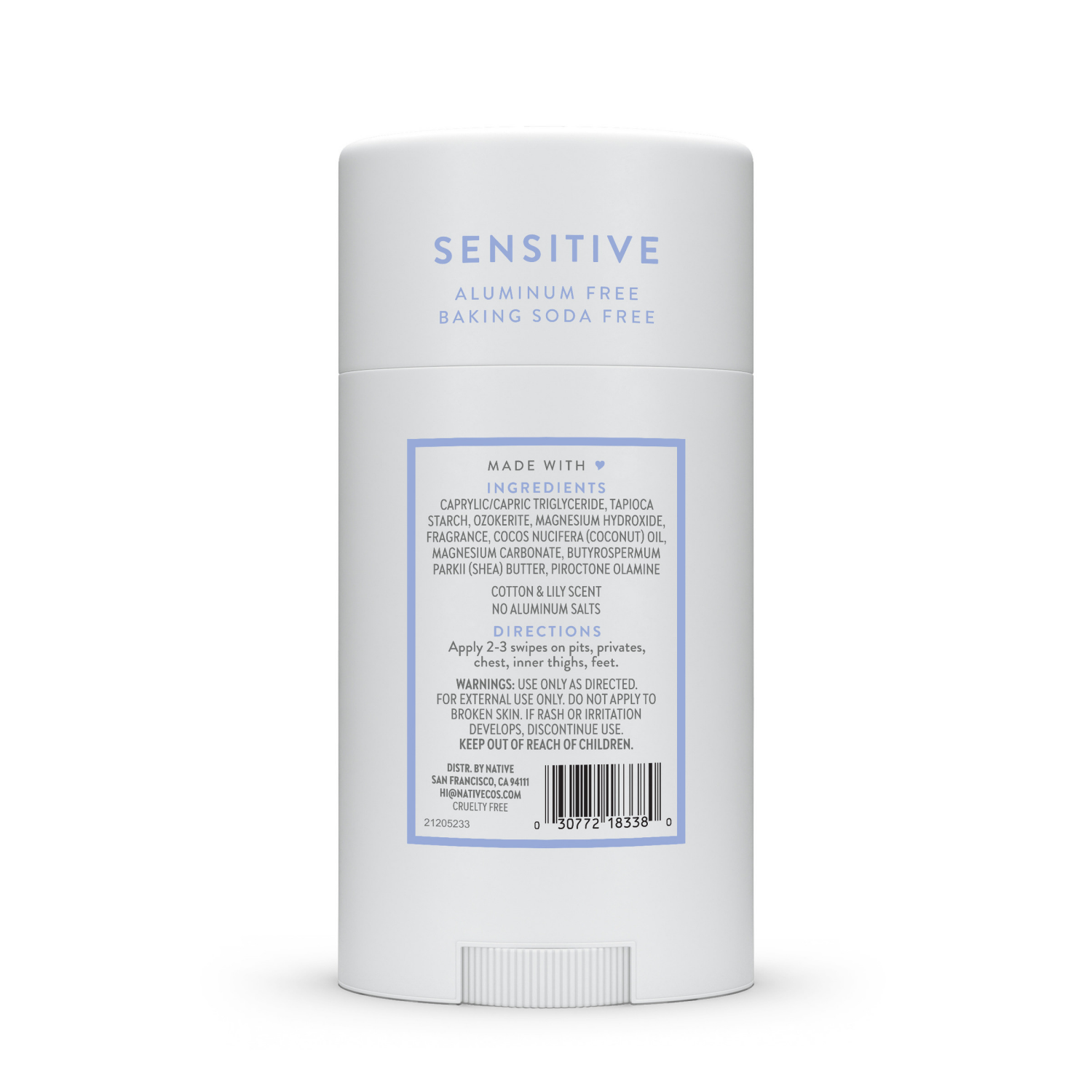 slide 3 of 8, Native Cotton & Lily Sensitive Whole Body Deodorant 2.4 oz, 2.4 oz