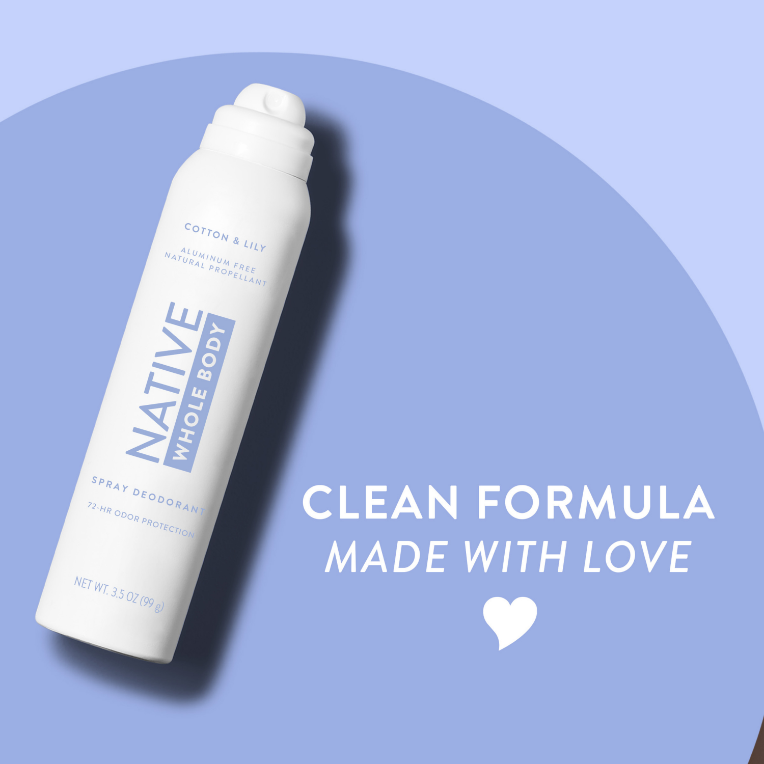 slide 8 of 8, NATIVE Cotton & Lily Whole Body Deodorant Spray, 3.5 oz, 3.5 oz